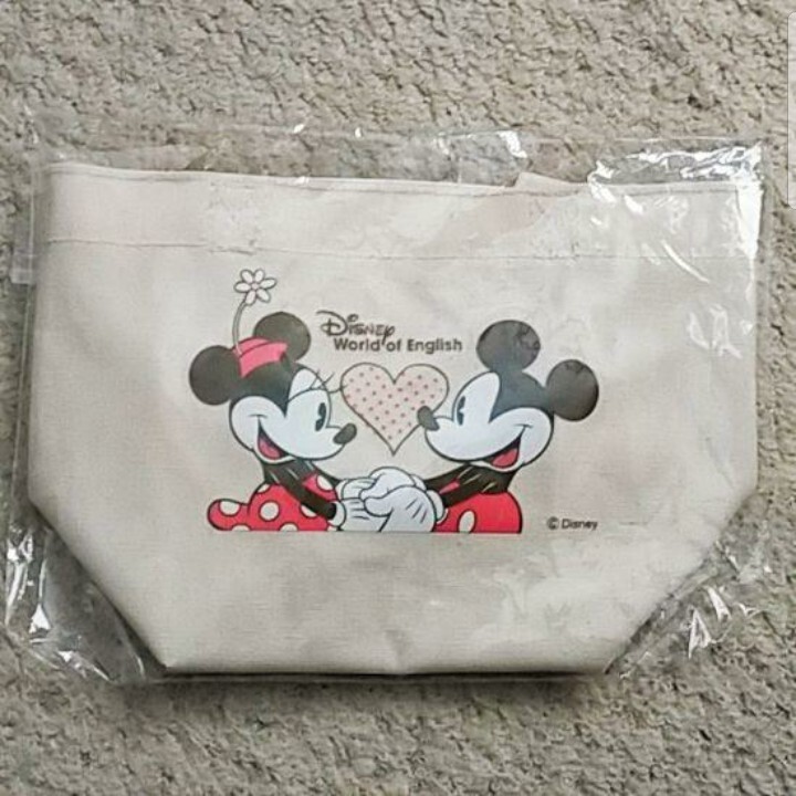 【未使用】ディズニー『ランチトートバッグ』ベージュ《携帯性抜群》拍卖