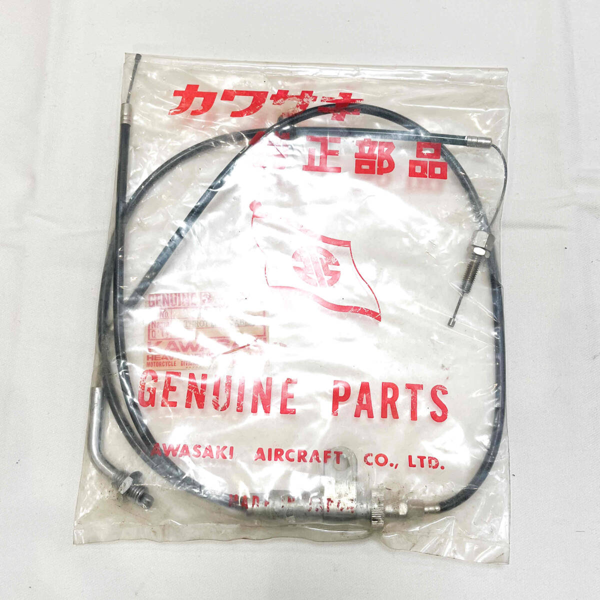 ①KAWASAKI カワサキ 純正品 アクセル ワイヤー ケーブル 54012-020 K-B1L拍卖