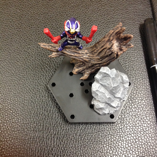 仮面ライダー響鬼、ミニフィギュア、ジオラマ拍卖