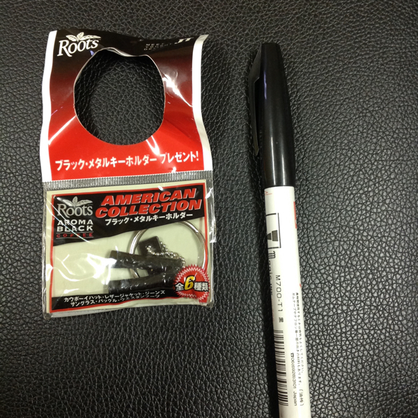 ブラックメタルキーホルダー、アメリカンコレクション、Roots、ジーンズ拍卖