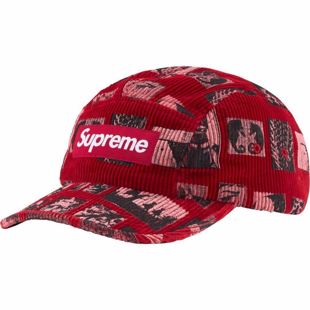 【新品未使用】 24SS 新品 SUPREME シュプリーム WEIRDO DAVE CORDUROY CAMP CAP キャンプキャップ 帽子 ぼうし RED レッド 赤色 即決あり拍卖