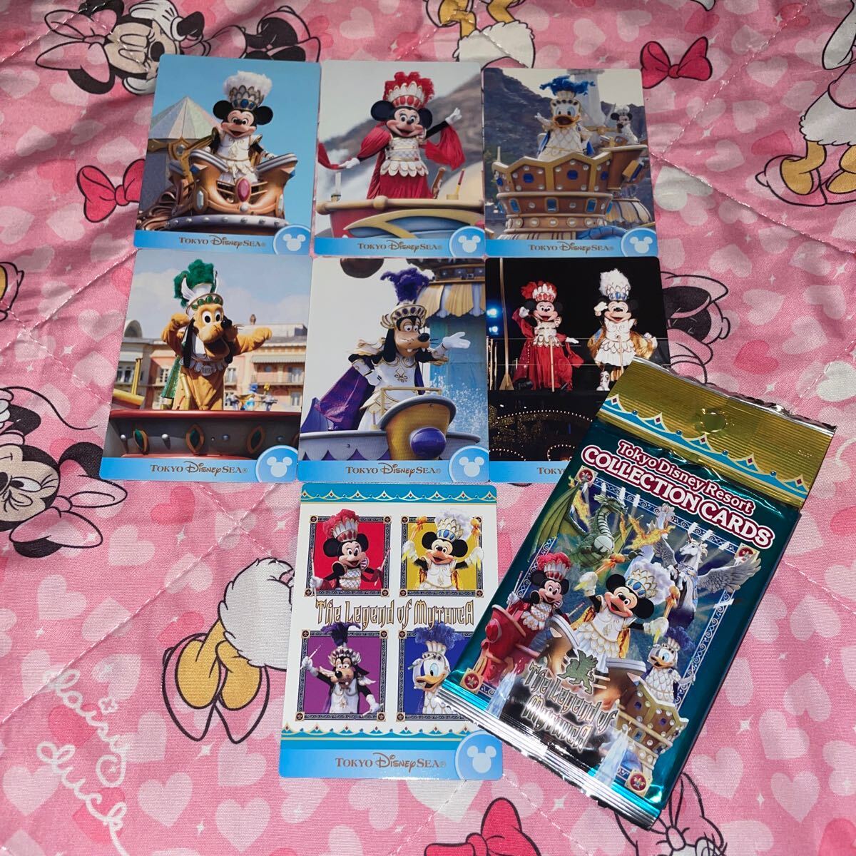 TDS「東京ディズニーシー レジェンド・オブ・ミシカ バージョン」コレクションカード /開封済 拍卖