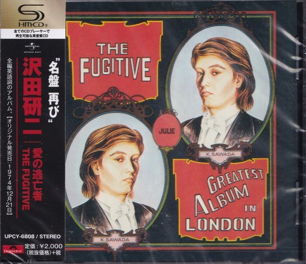 即決51【沢田研二 / 愛の逃亡者/THE FUGITIVE(高音質・SHM-CD)】未開封/新品拍卖