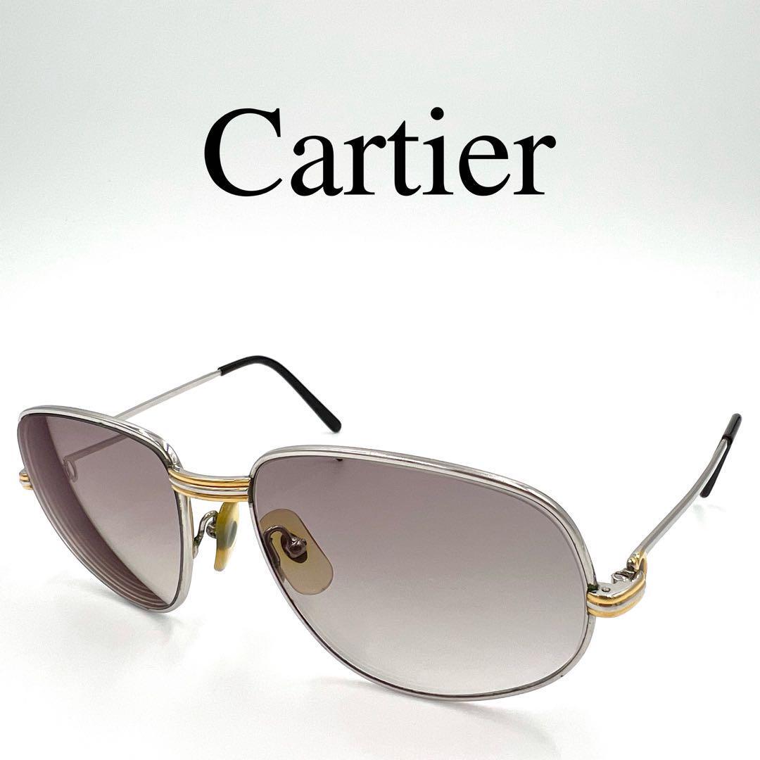Cartier カルティエ メガネ 度入り ティアドロップ フルリム 保存袋付き拍卖