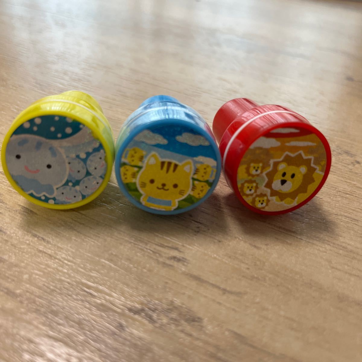 ハンコ 動物 未使用 3つセット拍卖