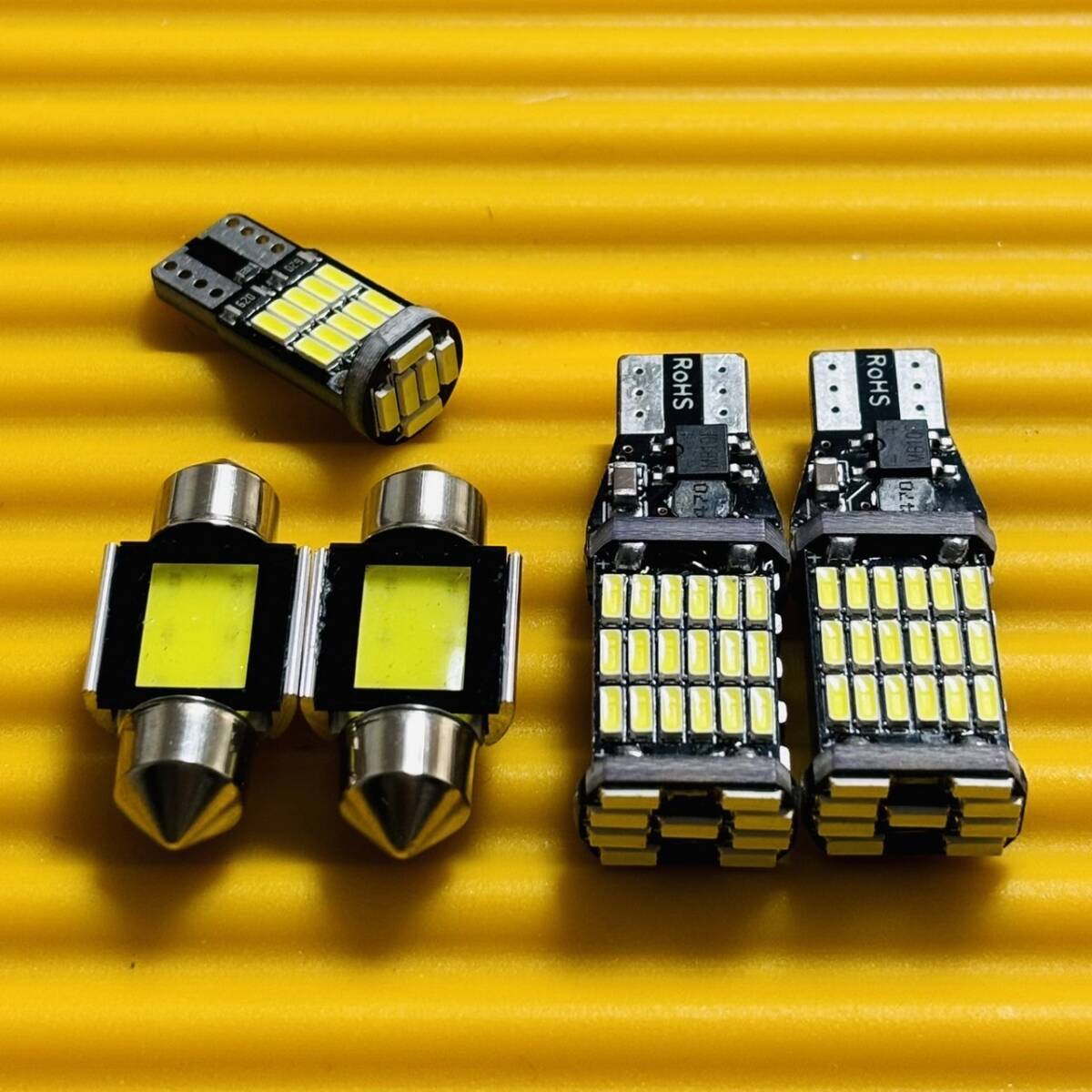 車検対応◇鬼爆光5個セット! ハスラー T10 LED バックランプ ナンバー灯 ルームランプ MR31S・MR41S拍卖