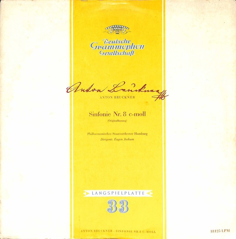 249891 BRUCKNER ブルックナー / Symphony No.8, Sinfonie Nr. 8 C-moll 3. Satz Und 4. Satz: 交響曲第8番(LP)拍卖