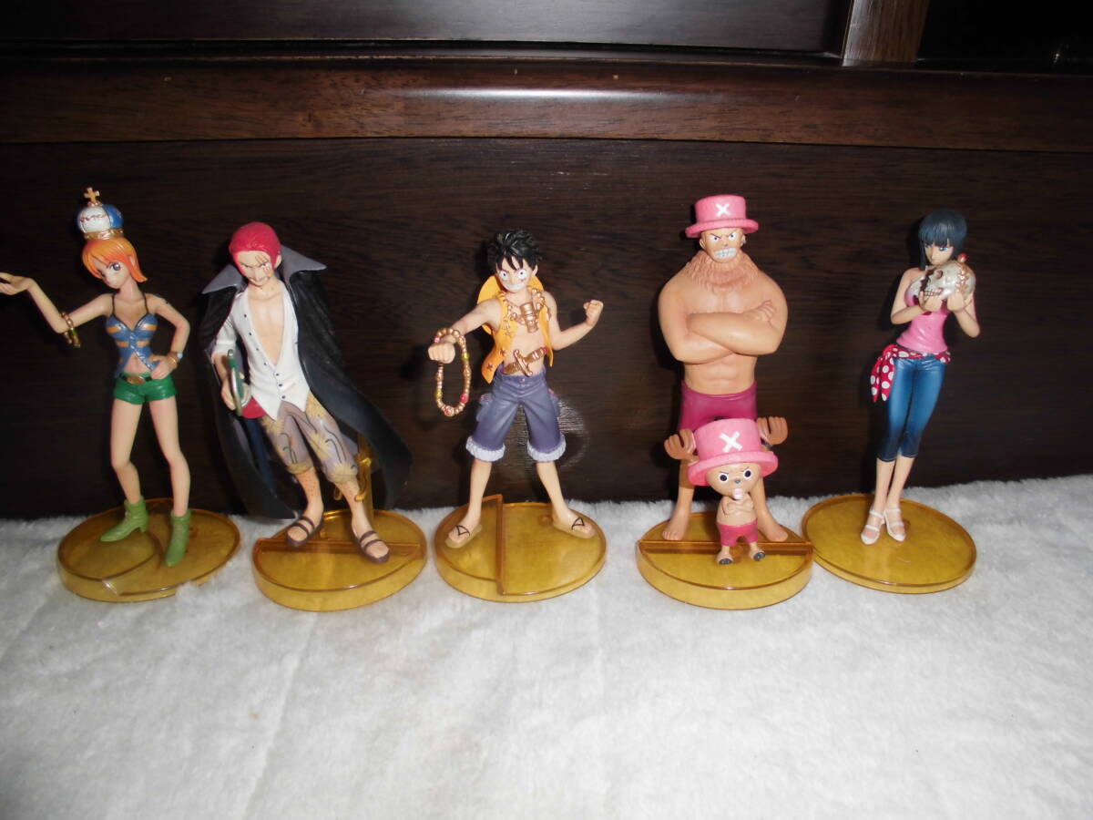 24F374 超ワンピーススタイリング TREASURE GATE 全5種セット シャンクス チョッパー ナミ ロビン ルフィ拍卖