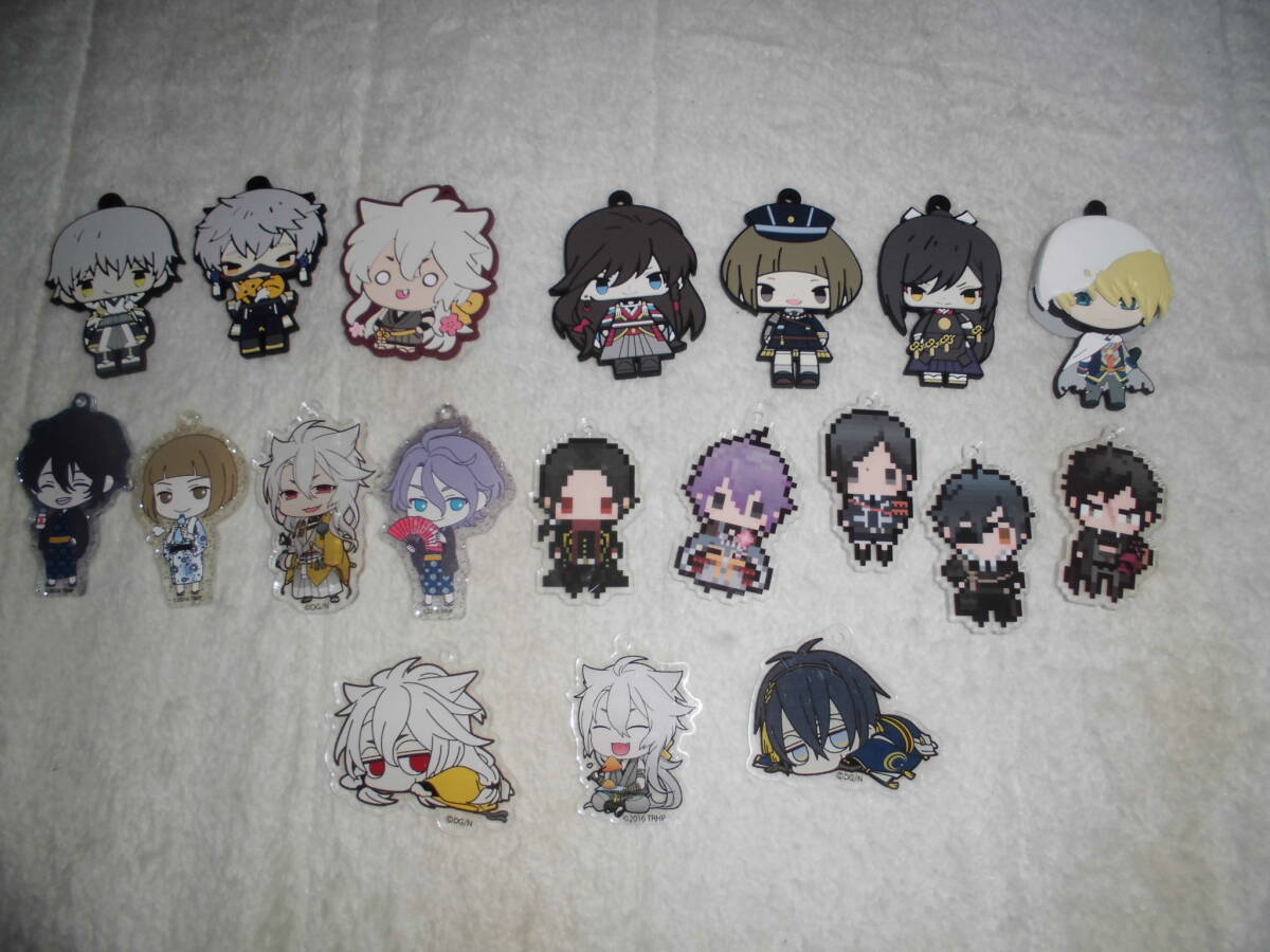 24F135 刀剣乱舞など ラバー アクリル マスコット ジャンク品拍卖