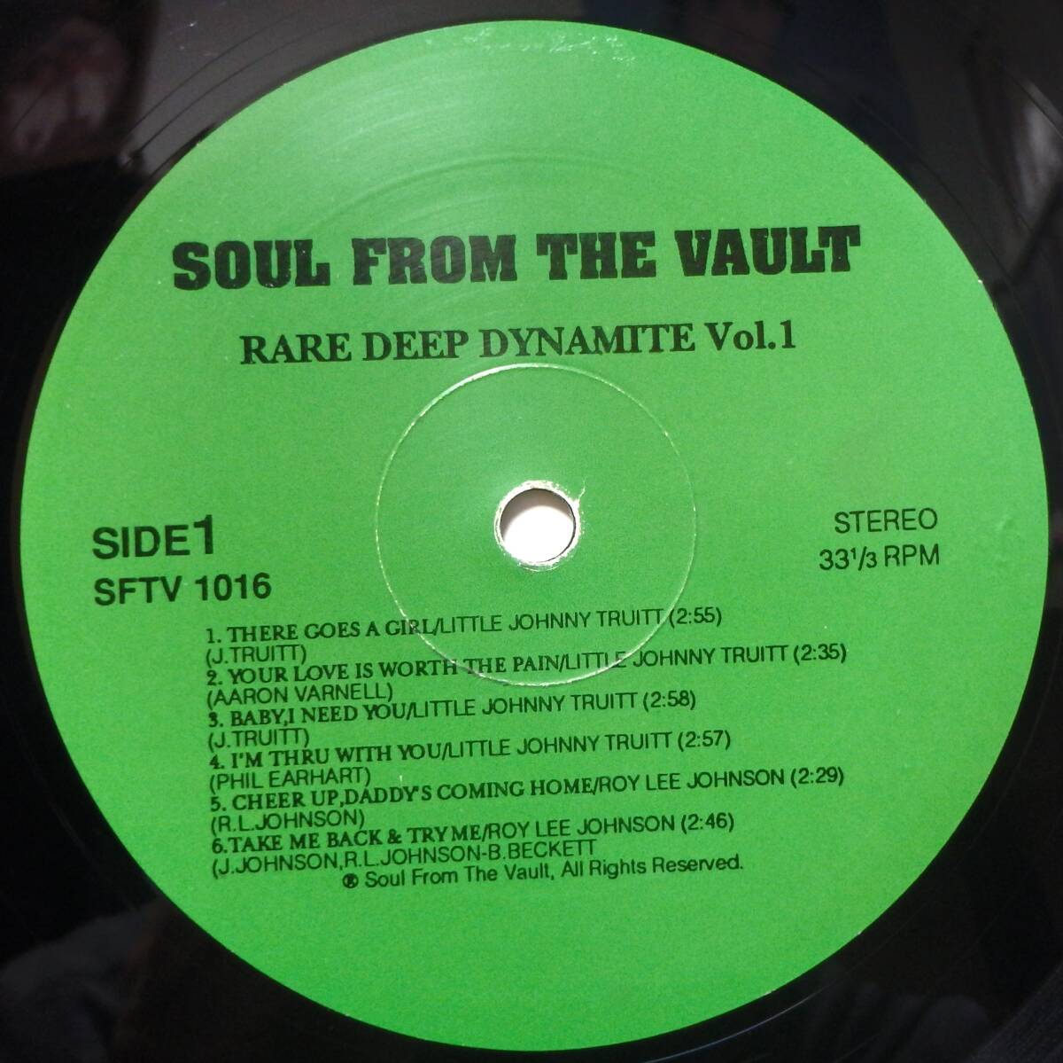【VBS035】V.A.「Rare Deep Dynamite Vol. 1 : Soul From The Vault」, 93頃 US Compilation/シュリンク ★ディープ・ソウル拍卖