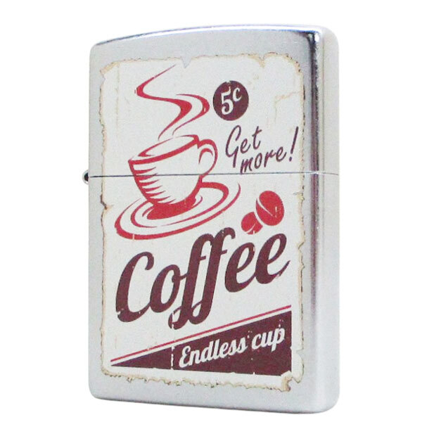 ジッポー オイルライター 日本加工 #207 EP-KF コーヒー&ギフトボックスセット(オイル+フリント+BOX)/送料無料拍卖