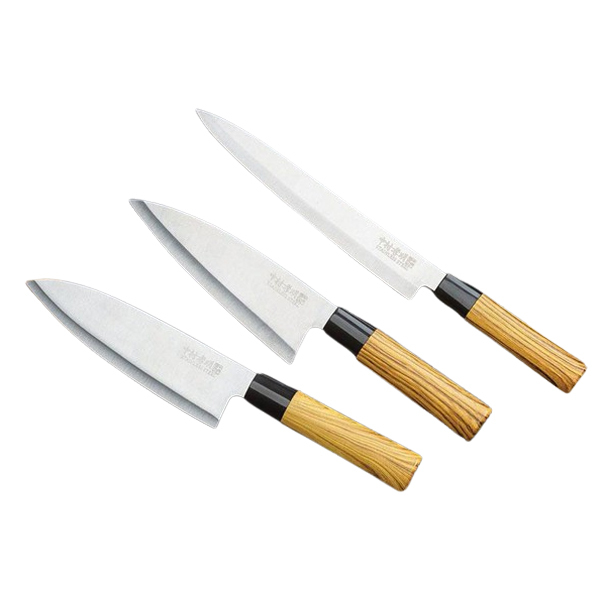 中村孝明 本格 和包丁 3本セット NKL-05/0844x1個 ステンレス刃物鋼 両刃/送料無料拍卖