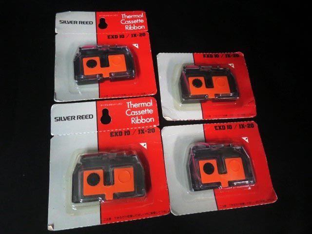 未使用品 SILVER REED サーマル カセットリボン 4点まとめ ワープロ【g】拍卖