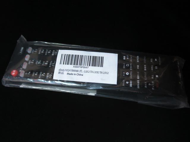 未使用 allimity テレビ互換 リモコン PA-N2Q481 代用 fit for パナソニックPanasonic Viera ビエラ 【h】拍卖