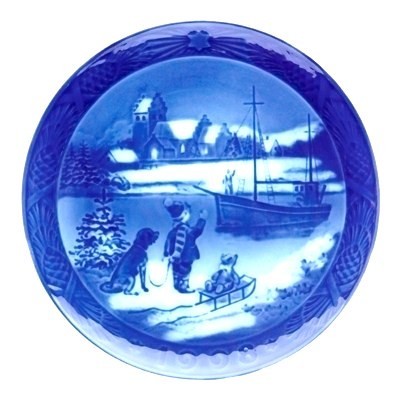 ROYAL COPENHAGEN(ロイヤルコペンハーゲン) イヤープレート 1998年/平成10年 「Welcome Home」 842355AA1060-254拍卖