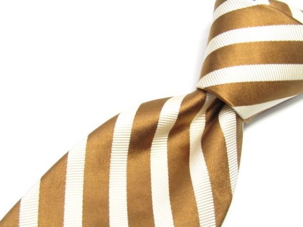 Paul Fredrick(ポールフレデリック) シルクネクタイ ストライプ柄 USA製 843179C842R03拍卖