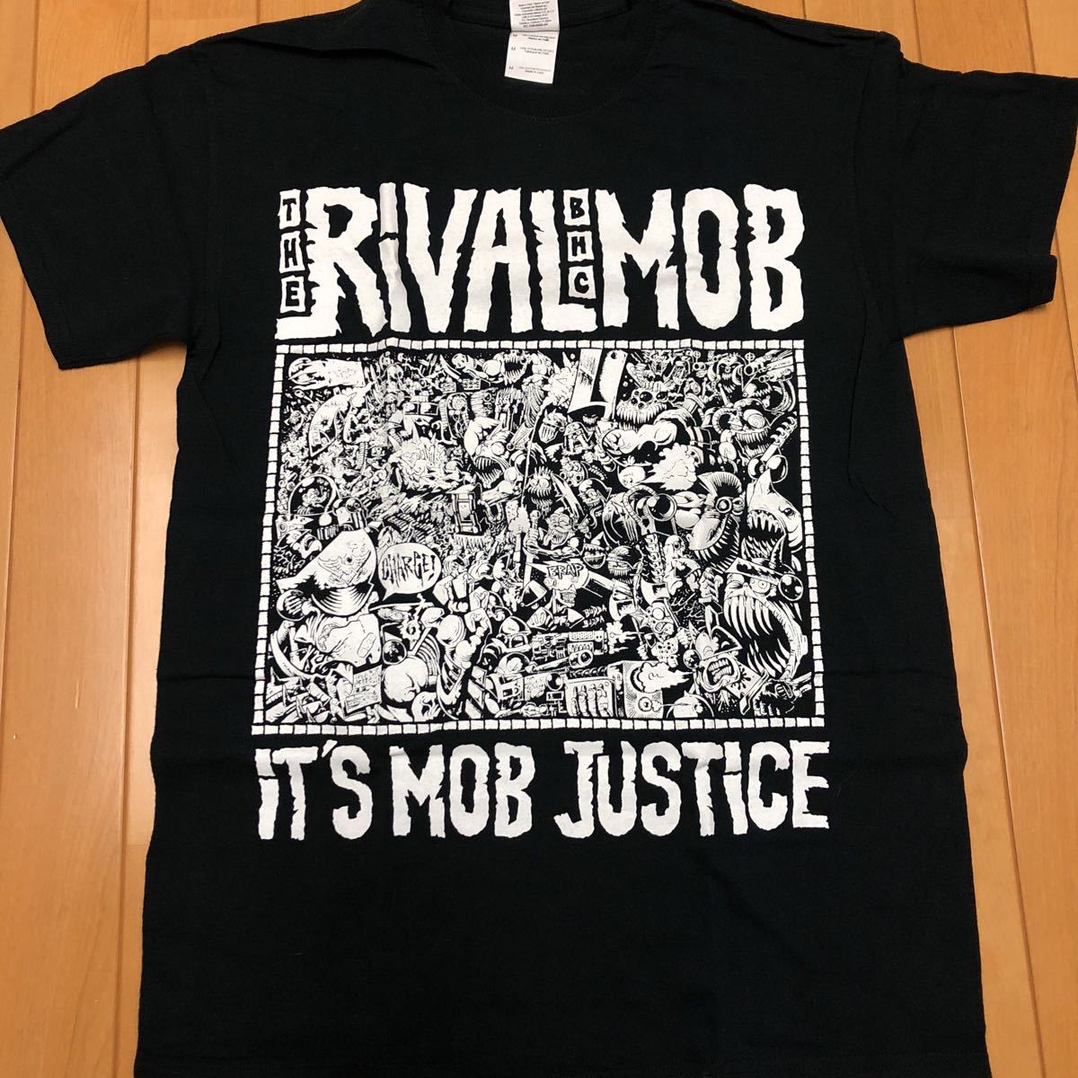 Rival Mob Tシャツ NYHC Bad Brains Cro Mags Black Flag Minor Threat FUGAZI Madball Revelation Agnostic Front Misfits sxe youth crew拍卖