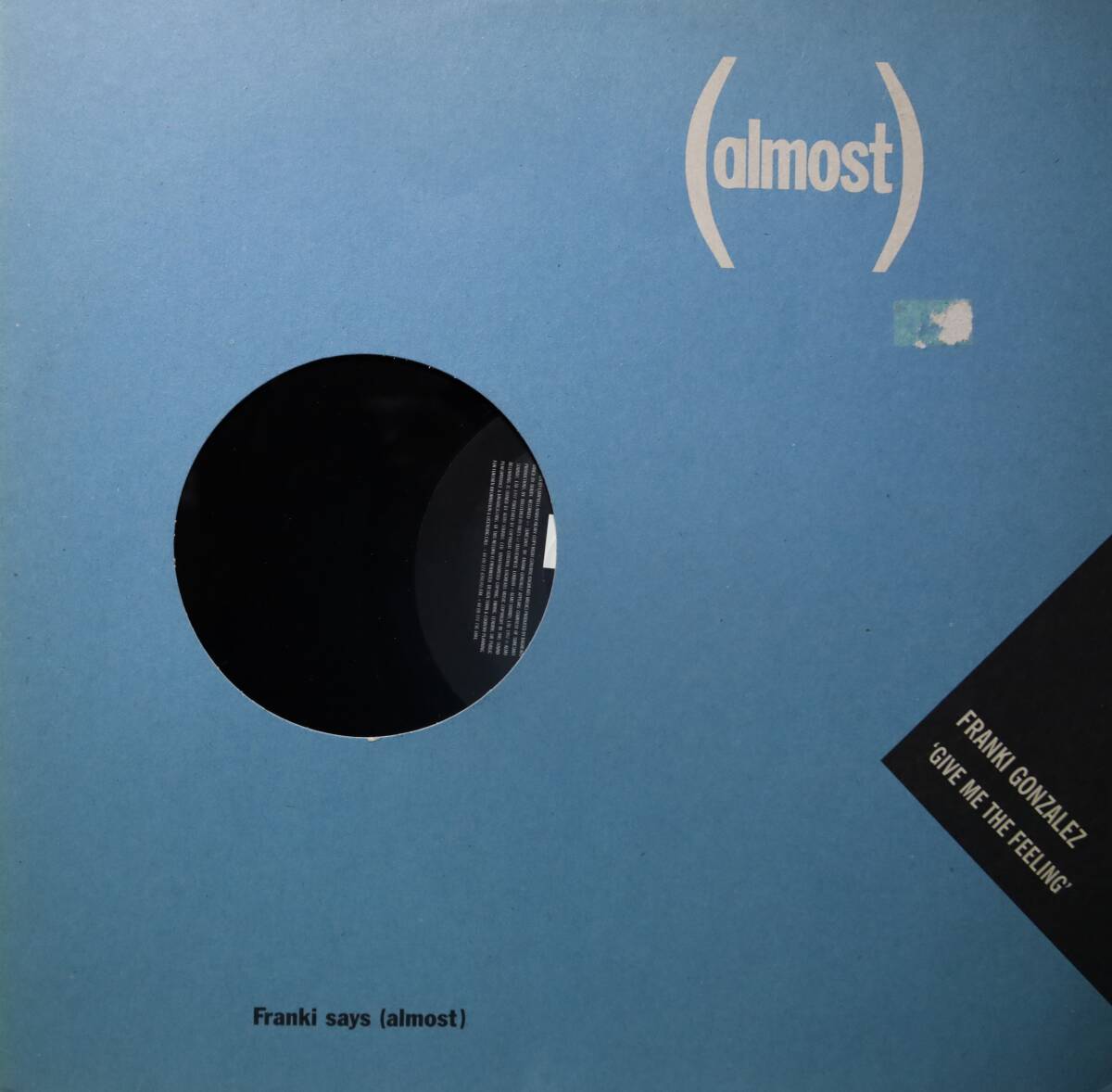 【廃盤12inch】Franki Gonzalez / Give Me The Feeling拍卖