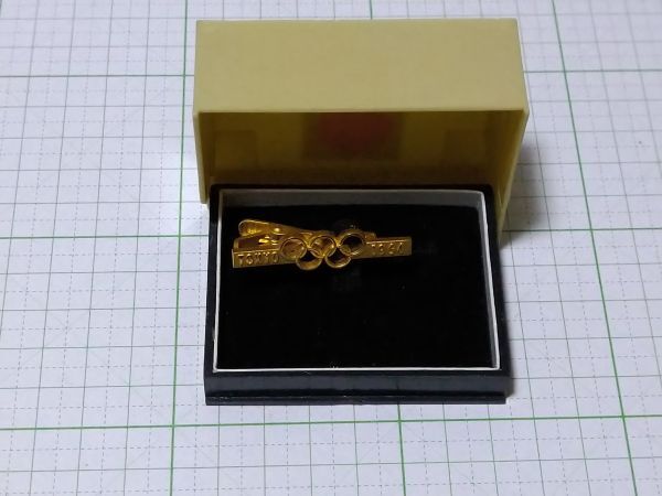 ケース破損 1964年 東京オリンピック ネクタイピン 日本フェンシング協会 タイピン 記念 拍卖