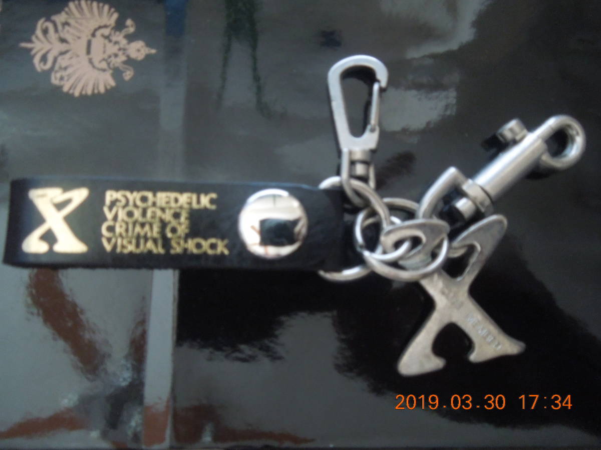 X JAPAN キーホルダー / ファンクラブ X時代 / YOSHIKI TOSHI Toshl HIDE PATA TAIJI HEATH SUGIZO拍卖