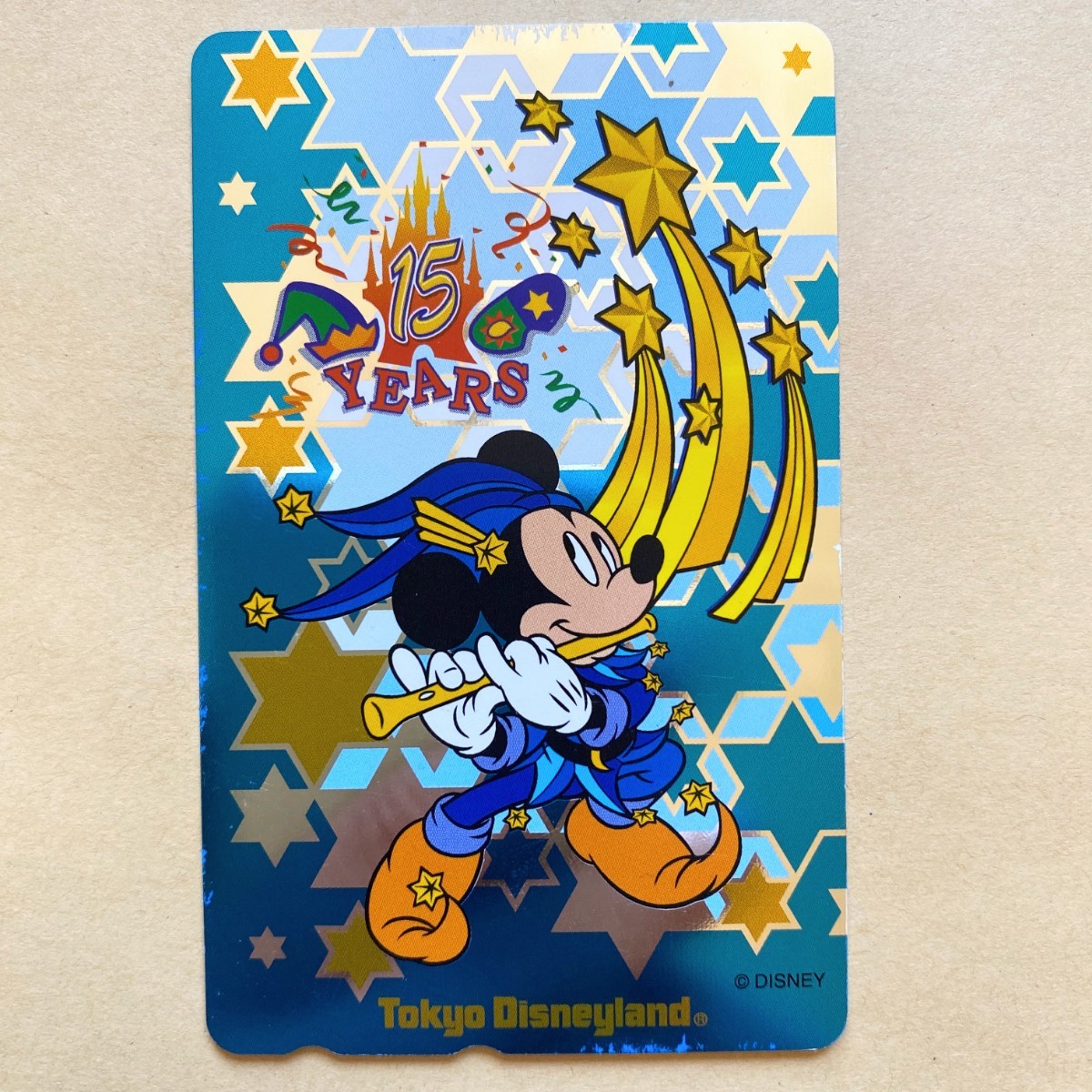 【未使用】テレカ 50度 東京ディズニーランド 開園15周年記念 ミッキーマウス ホログラム拍卖