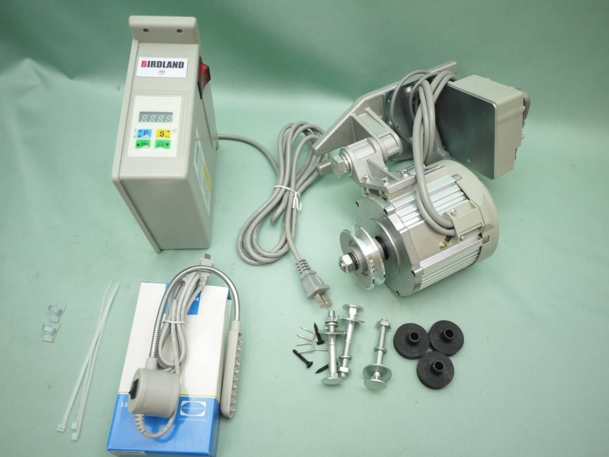 新品★工業用ミシン用サーボモーター 高トルク型1000W 「検出器無し」サービスLEDランプ付 拍卖