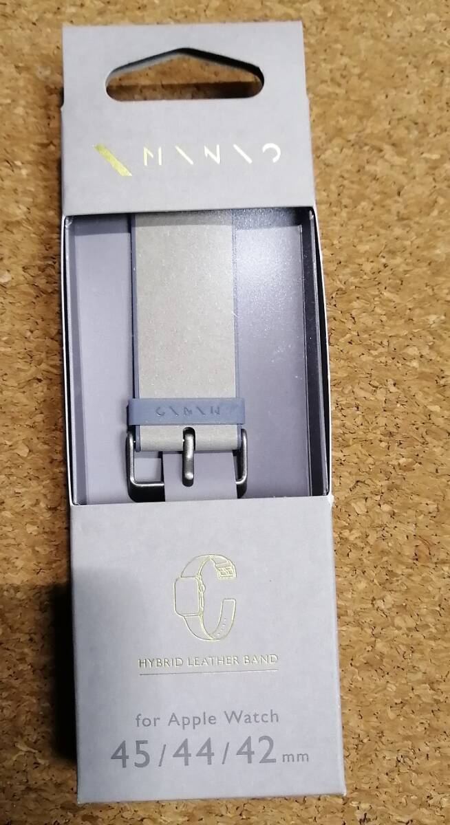 エレコム Apple Watch 45 / 44 / 42 ハイブリッドレザーバンド アッシュグレー×ゼニスブルー AW-45BDMNOGY 4549550270038 拍卖