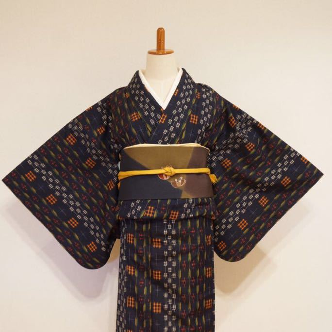 ☆中古着物 訪問着☆中古/対応身長155㎝程/シックな装いに!普段使いに最適!/029拍卖