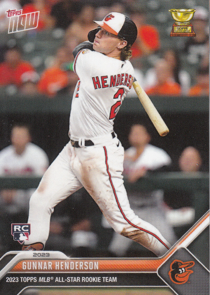 限定 2023 MLB TOPPS NOW 'GUNNAR HENDERSON' ALL-STAR ROOKIE TEAM拍卖