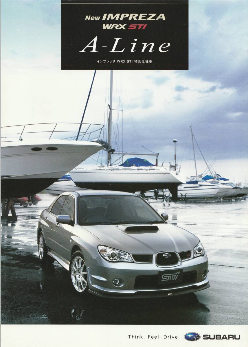 スバル インプレッサ・WRX STI A-Line カタログ 2006.6 A2拍卖