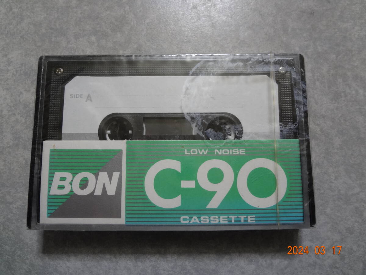 レトロカセットテープ BON C-90 ボン 90分 未使用1本拍卖