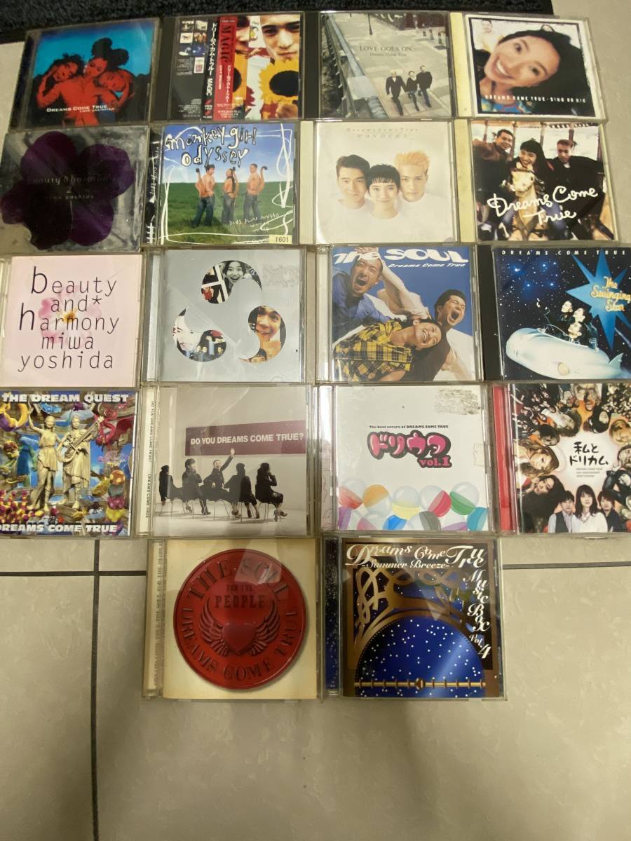 DREAMS COME TRUE ベストアルバム 2CD CD +東日本~ベストアルバム+カバー+オムニバスアルバム +アルバム 吉田美和 アルバム 計18枚拍卖