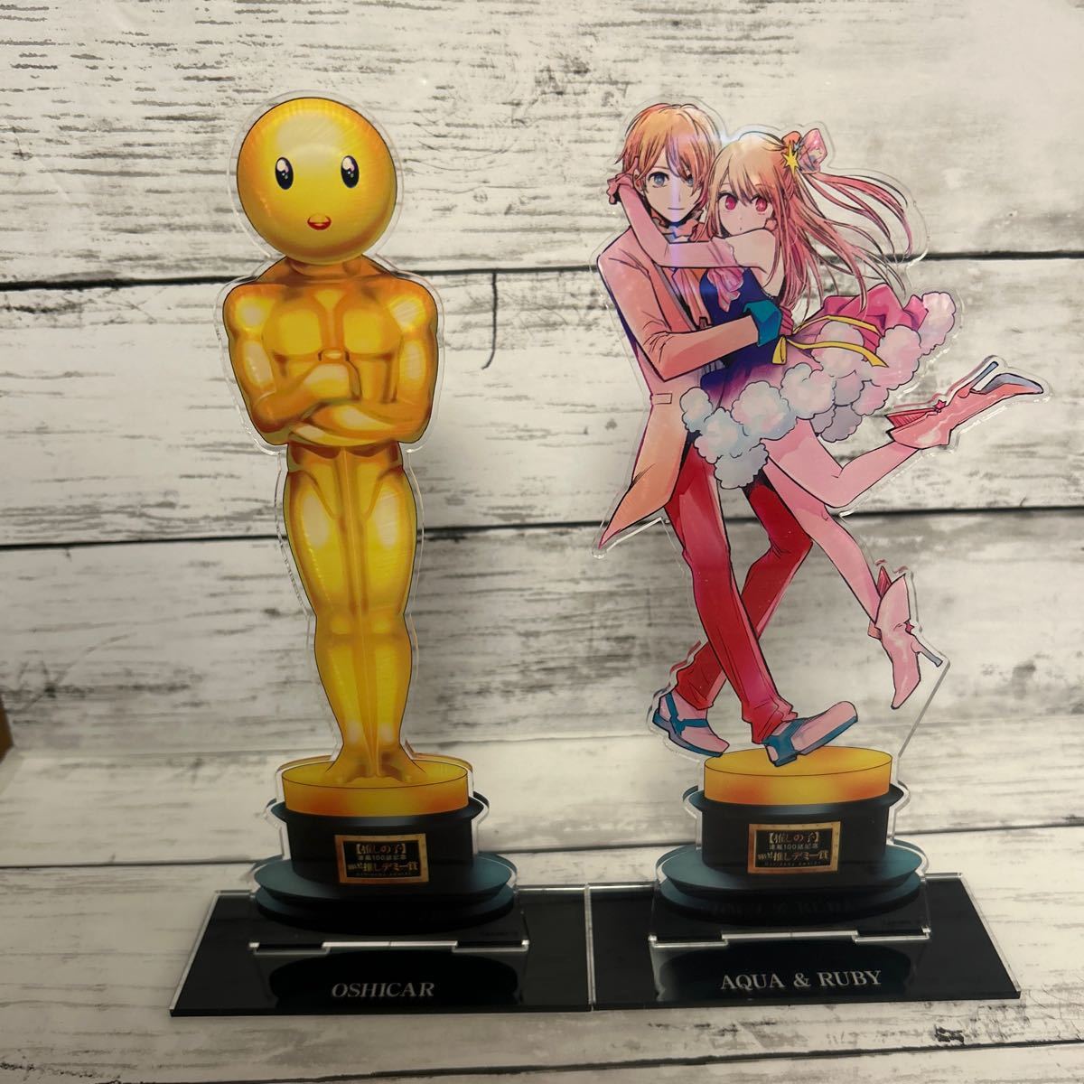 【抽プレ 非売品】推しの子 アクリルスタンド アクア ルビー オシカー像 【推しの子】 OSINOKO 限定拍卖