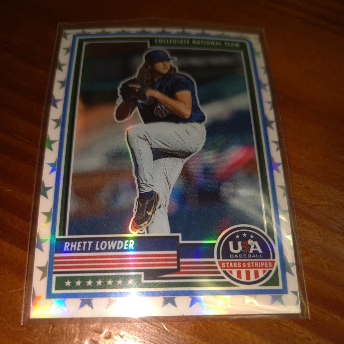 2023 Panini USA stars&stripes #90 rhett lowder white prizm 69/99draft 1巡目7位 シンシナティ拍卖