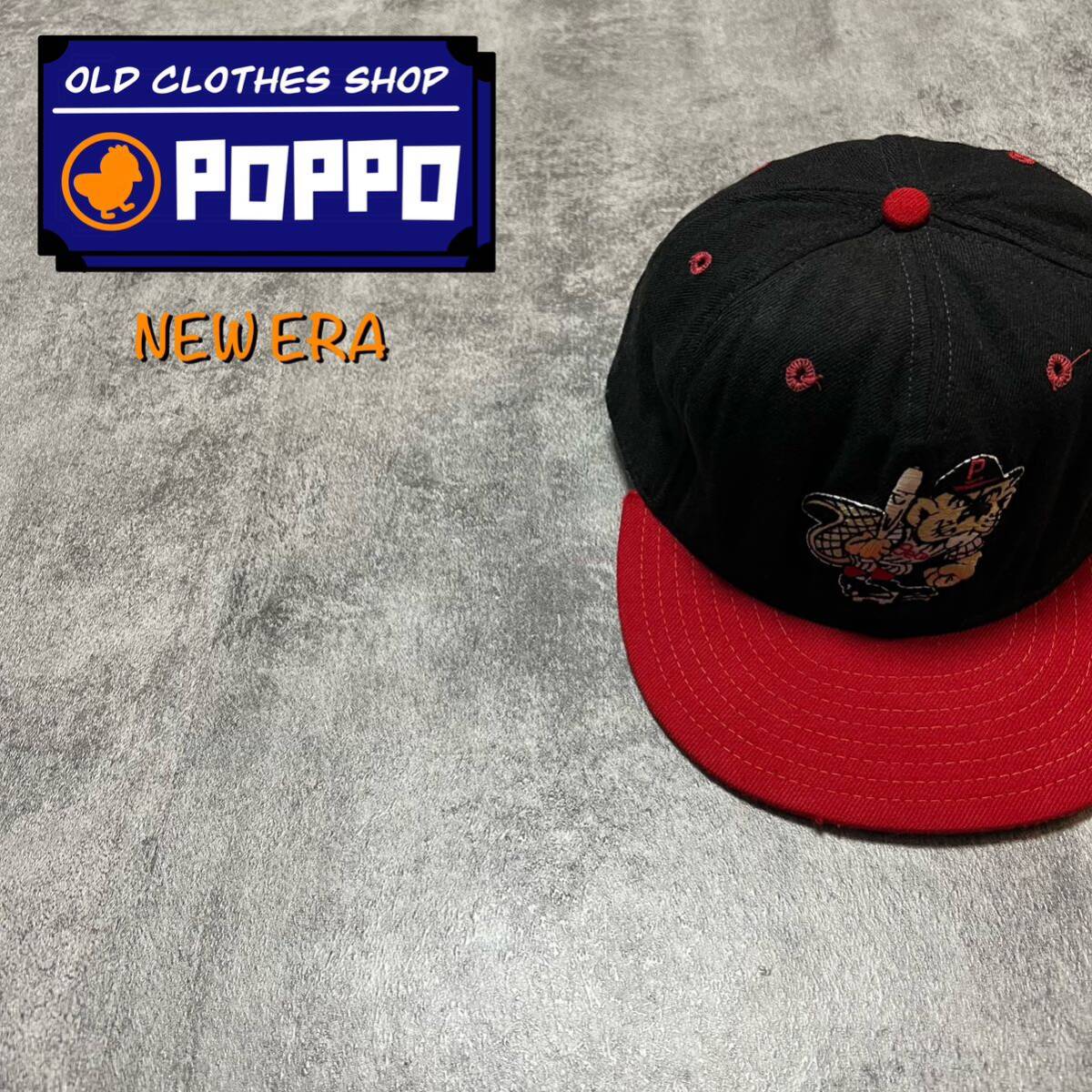 ニューエラ☆USA製ベアーズベースボールキャラウールバイカラーキャップ 80s〜拍卖