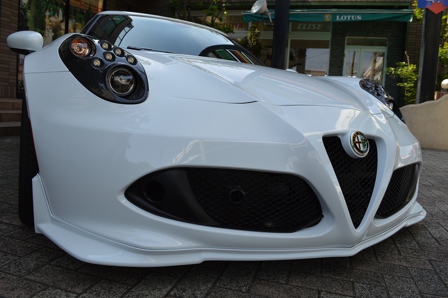 プロコンポジット アルファロメオ 4C フロントスポイラー エアロパーツ GFRP製 2014年~拍卖