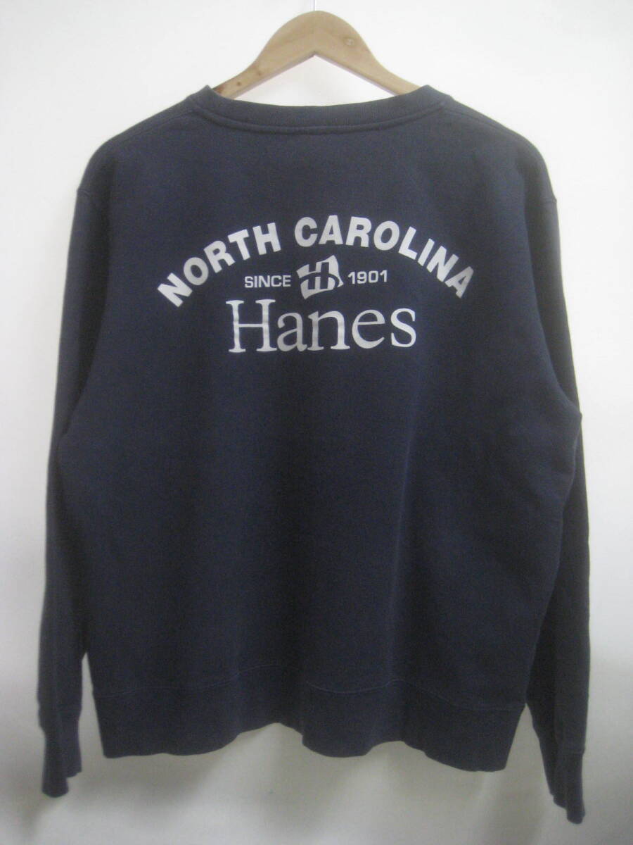 一点物!! Hanes ヘインズ ロゴプリントスウェット オールドモデル かなり昔の物 サイズ LL拍卖
