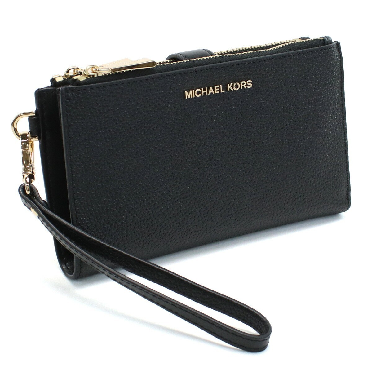 マイケル・コース MICHAEL KORS JET SET 長財布ニ折小銭入付き ブランド 34F9GAFW4L LEATHER 001 BLACK ブラック 拍卖