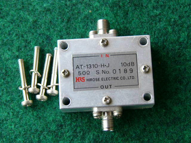 ヒロセ 10dB 50Ω アッテネーター AT-1310-H・J 中古品拍卖