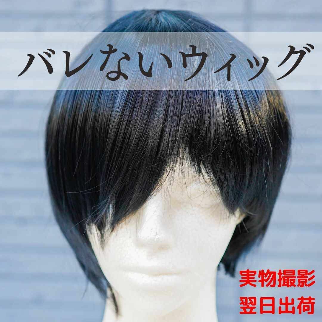 ウィッグ アシメマッシュ ホスト 韓国 メンズ 黒 27cm【現物撮影】拍卖