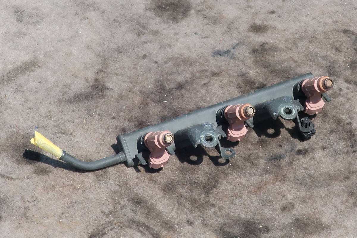 H16 CBA-MH21S 前期 ワゴンR K6A NA 2WD AT 純正 インジェクター (150046M) / デリバリーパイプ SET拍卖