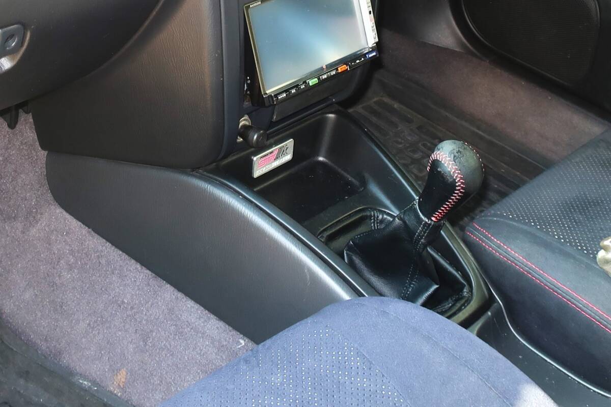 H13 GF-SF5 フォレスター Forester STI Ⅱ TypeM 4WD 5F EJ20 純正 希少 コーション付き シフトノブ パネル Assy / 92061FC030 / トリム060拍卖