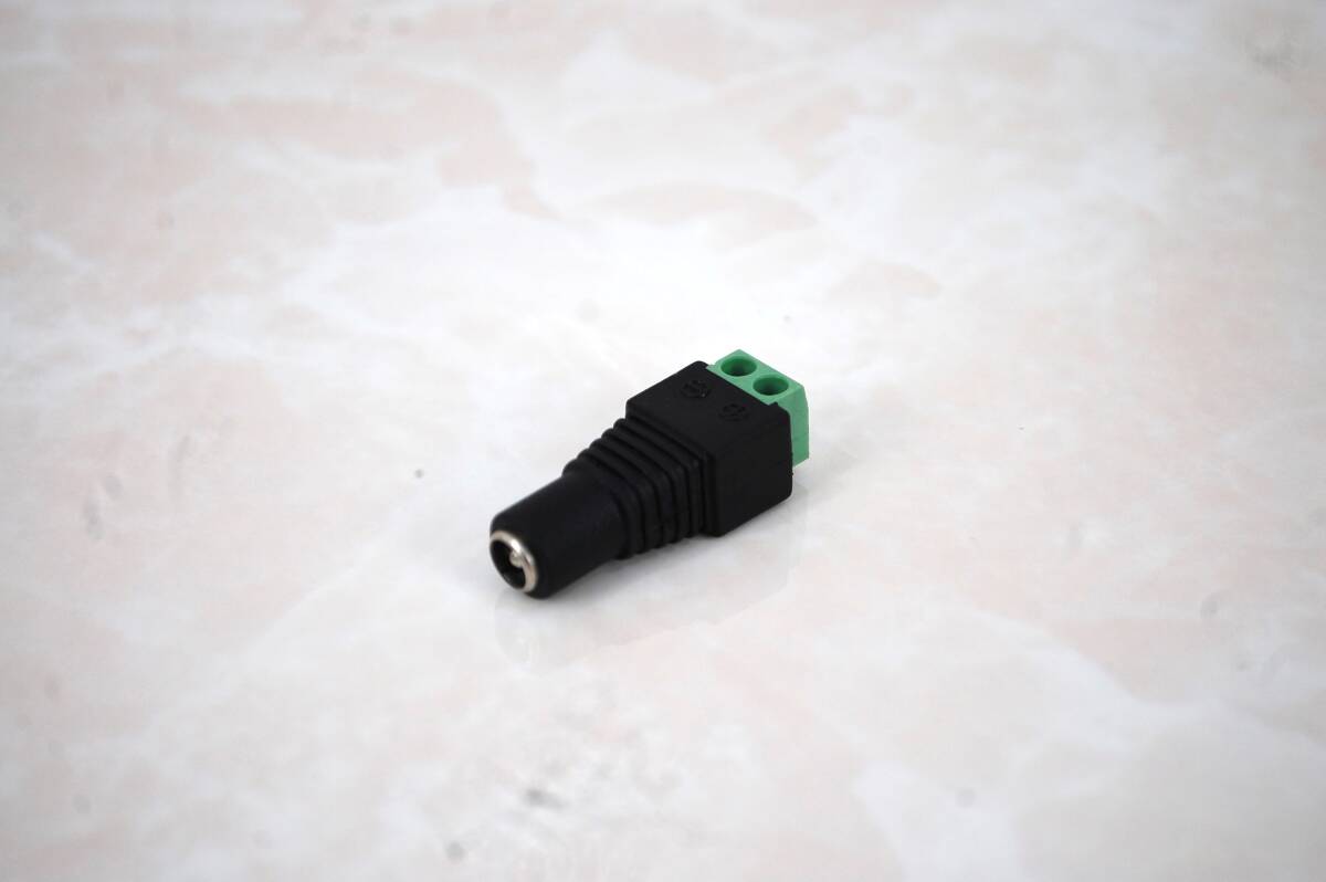 001■未使用品 2.1φジャック DC電源スクリュー端子台コネクター 10個セット拍卖
