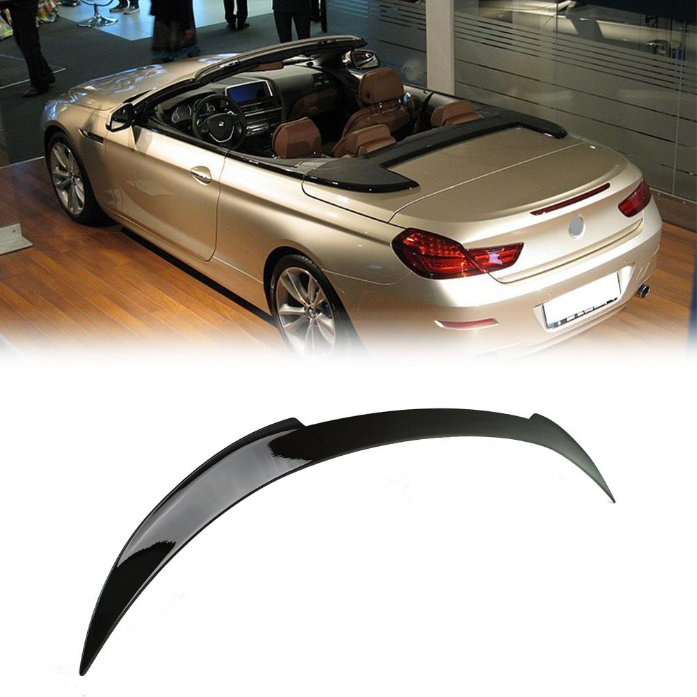 【何色でも塗装可能】V Type BMW 6シリーズ F12 カブリオレ 塗装費込 リア トランクスポイラー ウィングスポイラー 2011-2018拍卖