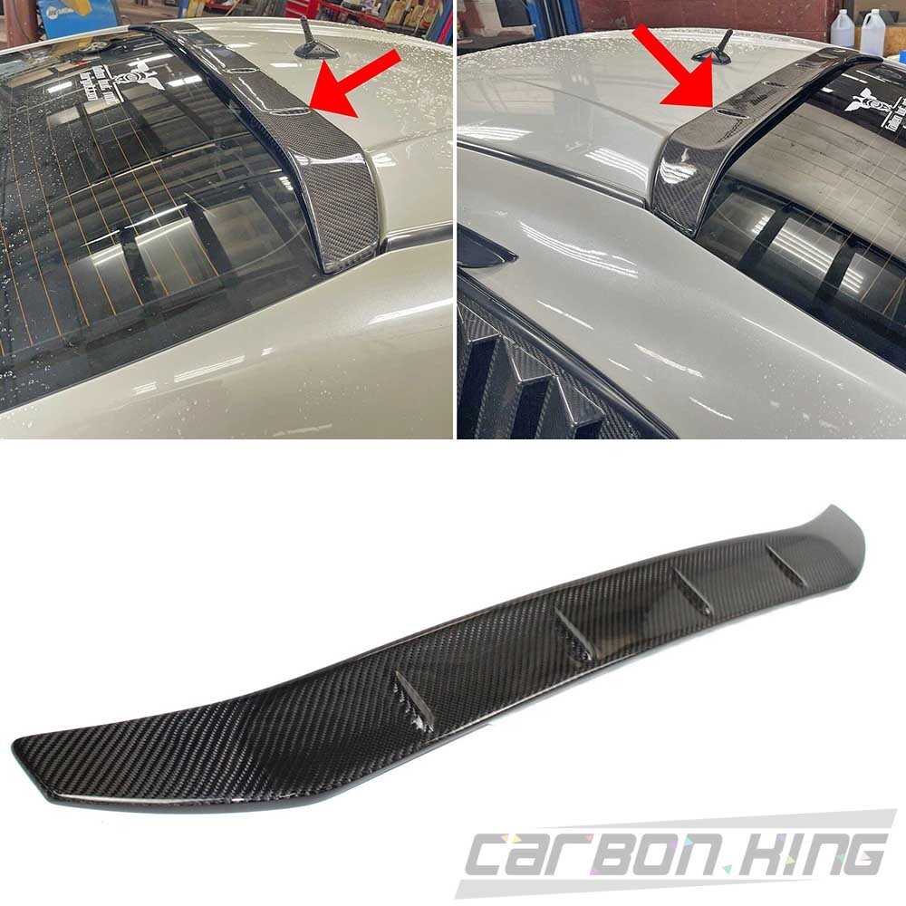 カーボン製【即納品】V Type トヨタ 86 ZN6 スバル BRZ サイオン FR-S エアロ ルーフスポイラー リヤスポイラー リアルカーボン 2012-2020拍卖