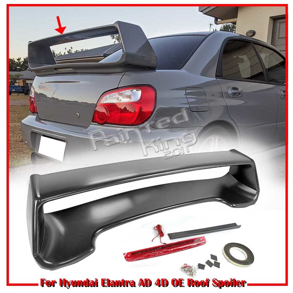 【何色でも塗装可能】OE Type スバル インプレッサ GD系 WRX セダン 塗装費込 リア トランクスポイラー 大型ウィングスポイラー 2002-2007拍卖