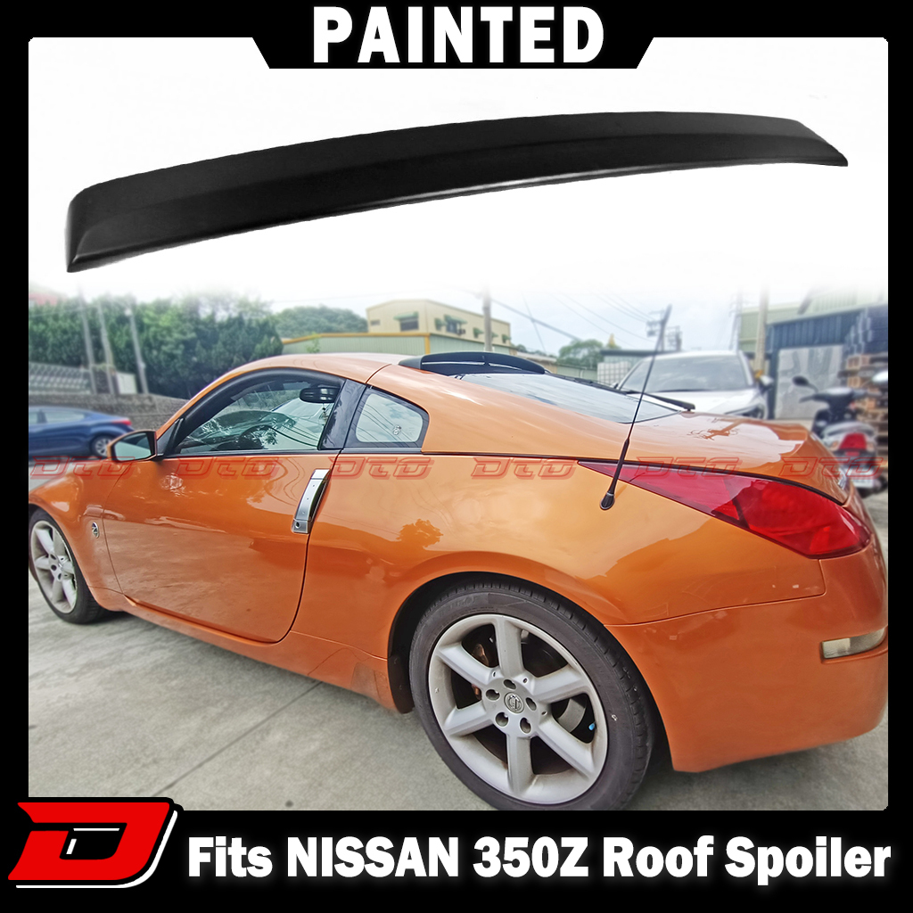 【何色でも塗装可能】RS Type 日産 フェアレディZ 350Z Z33 クーペ 塗装費込 リア ルーフスポイラー ガラススポイラー 2003-2008拍卖