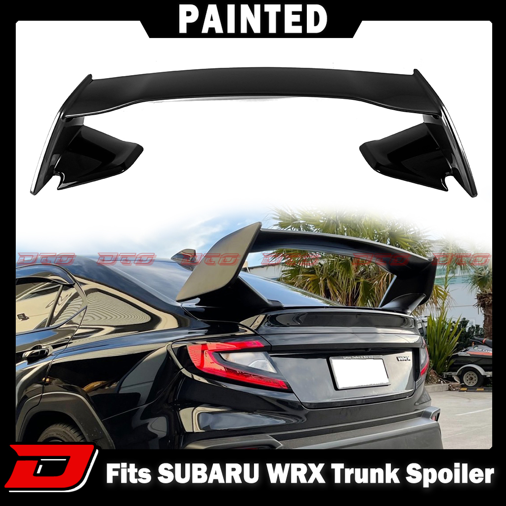 【D4S塗装品】STI Type スバル WRX S4 VB系 クリスタルブラックシリカ塗装費込 リア トランクスポイラー ウィングスポイラー 2022以降~拍卖