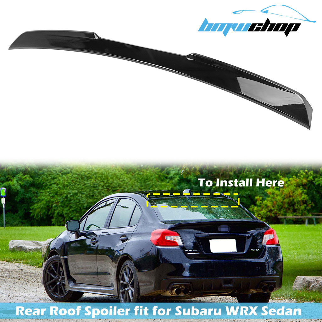 【即納品】X Type スバル WRX STI VA セダン ABS エアロ ルーフスポイラー リヤスポイラー 未塗装品 素地 2015-2021拍卖