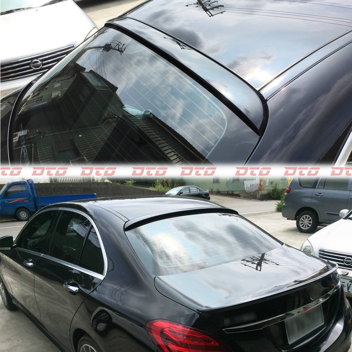 【即納品】AMG+OE Type ベンツ Cクラス W205 セダン エアロ トランクスポイラー ルーフスポイラー リヤスポイラー 未塗装品 素地 2015-2022拍卖